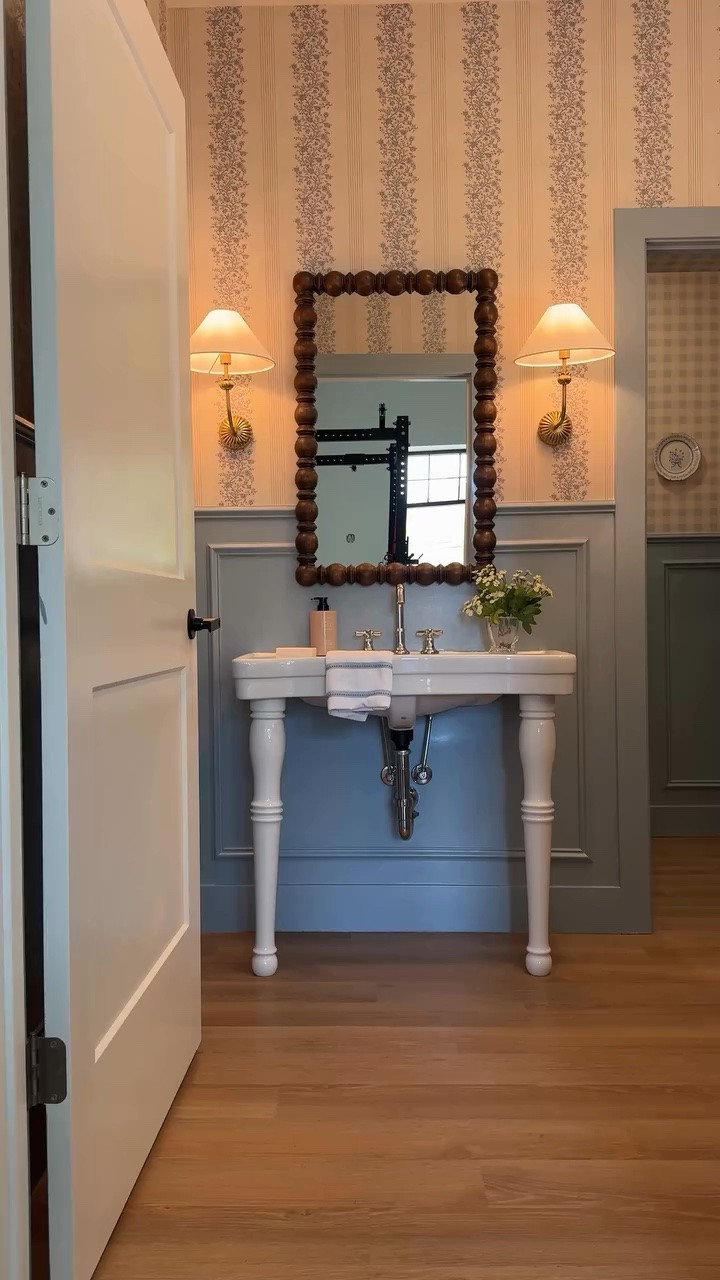 #ad I feel like flooring is one of those things you don’t fully appreciate… until you pick the
wrong one 😅

When we started this bathroom, I knew I wanted something that felt classic and timeless…but
also made sense for a space that’s going to get a lot of use.

We ended up going with the Style Selections® Sandyfield Oak luxury vinyl plank flooring from
Lowe’s, and it honestly set the tone for everything else.
It’s 100% waterproof (huge), scratch + dent resistant, and actually really approachable from a DIY standpoint…which made this whole process feel a lot less overwhelming.

Moral of the story: don’t overthink it… just start with a really good foundation and build from
there 🤍

@loweshomeimprovement 

-

#BathroomReveal #BathroomRenovation #VintageInspiredHome #OldHouseLove
