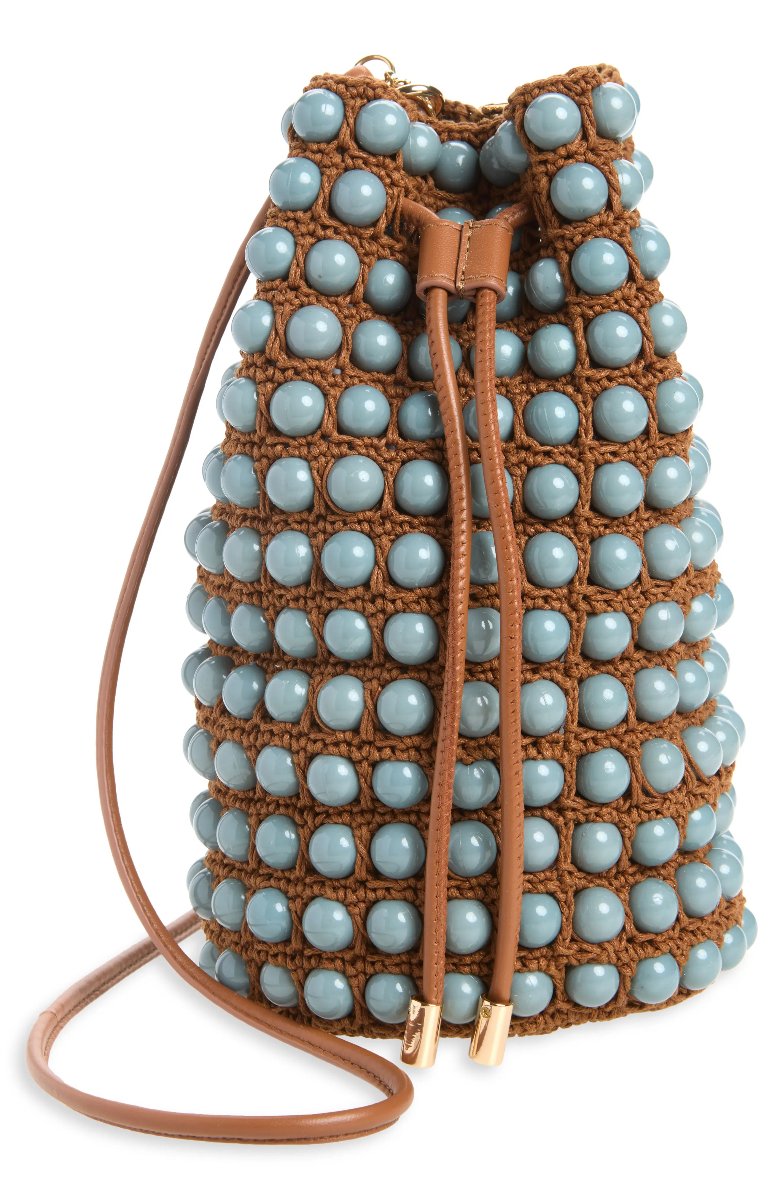 FARM Rio Beaded Macram\u00e9 Bucket Bag (Women) | Nordstrom | Nordstrom