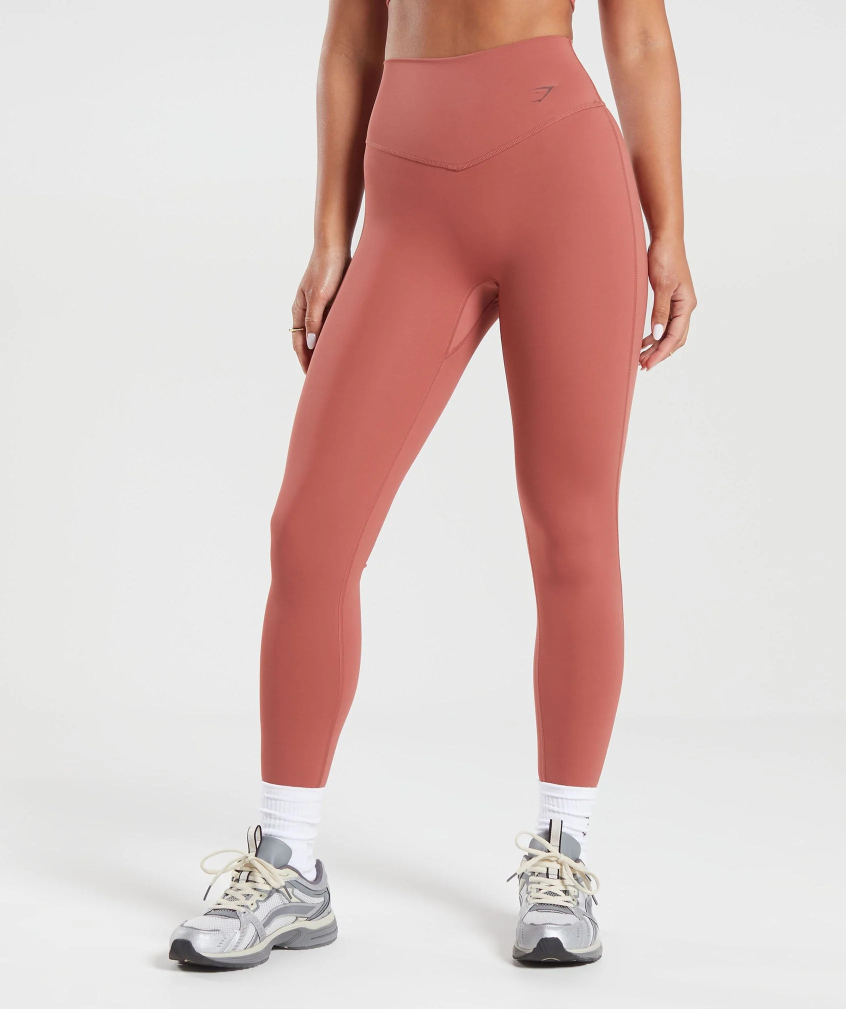Elevate Leggings Rose Brown | Gymshark US