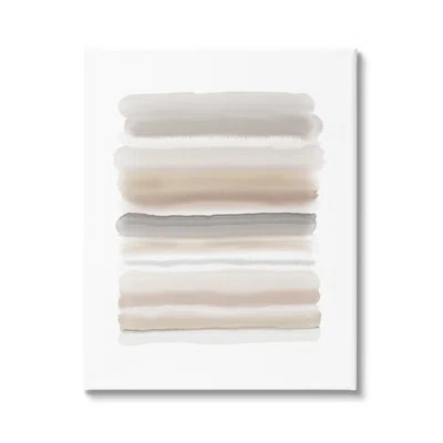 Simple Abstract Boho Tan and Brown Opaque Watercolor by Urban Epiphany - Painting | Wayfair North America