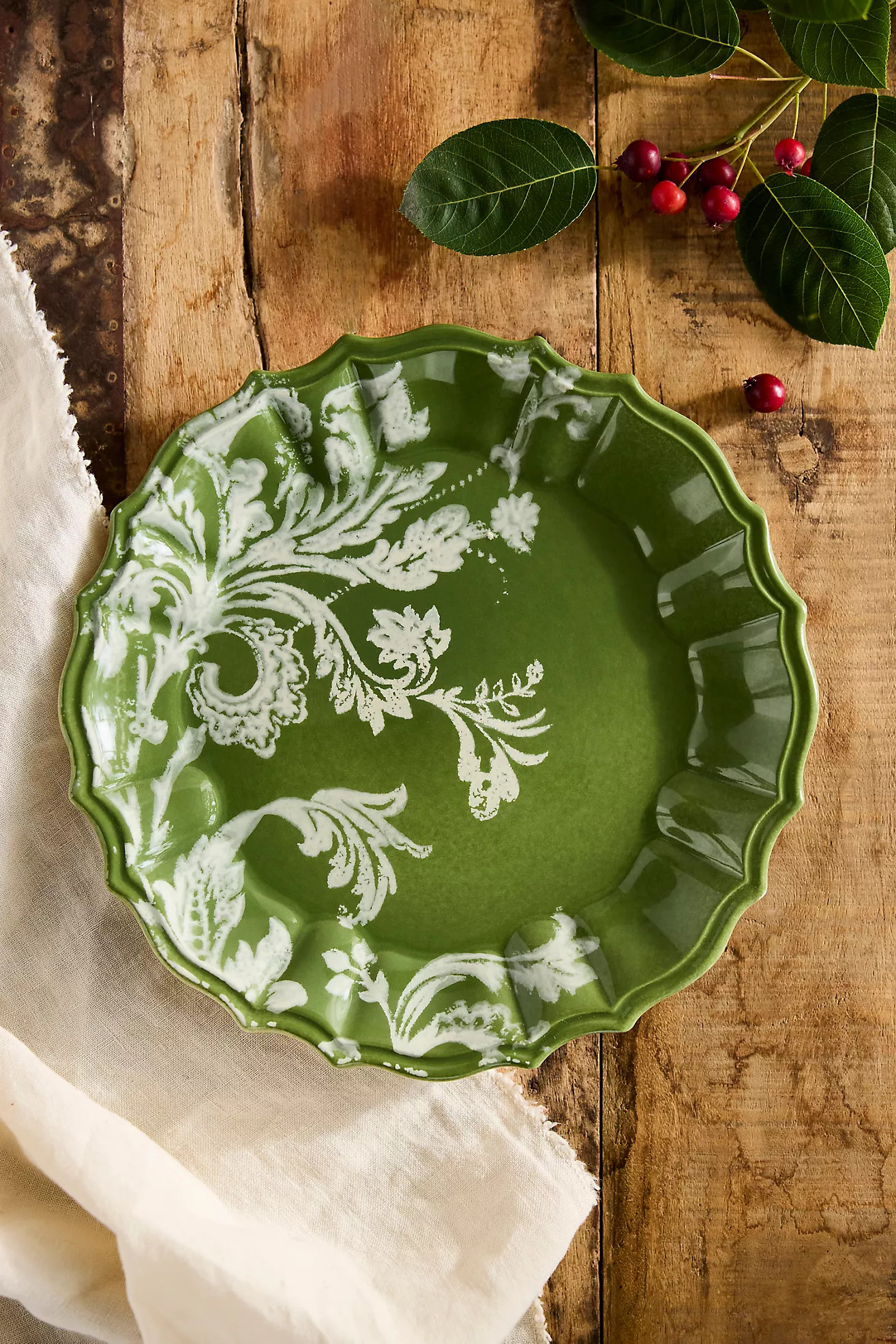 Botanical Silhouette Side Plate | Anthropologie (US)