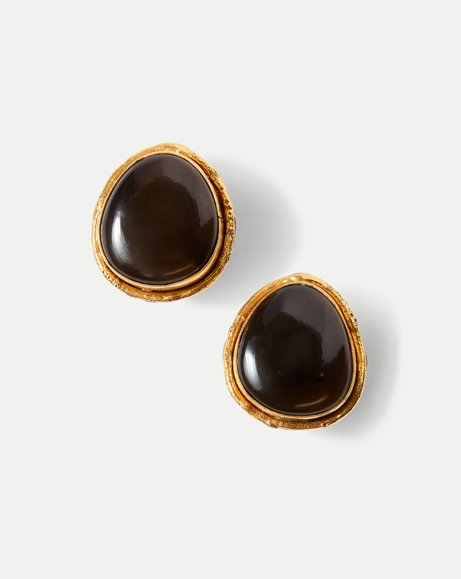 Macaroon Smoky Quartz Earring | Veronica Beard
