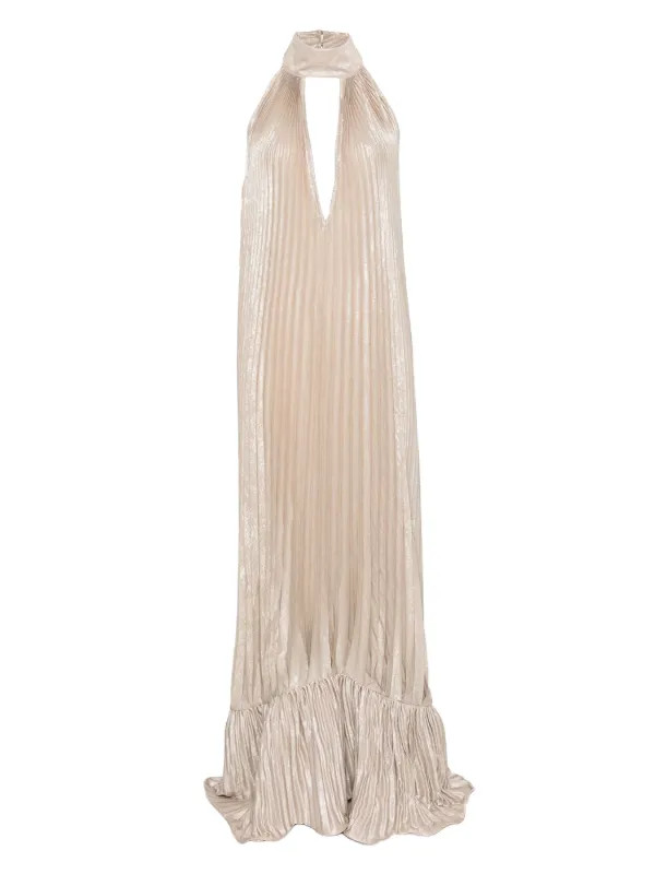 pleated ruffled dress | Farfetch Global