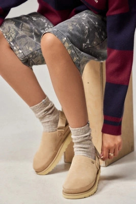 UGG Sand Goldenstar Clogs - Tan UK 5 at Urban Outfitters | Urban Outfitters UK