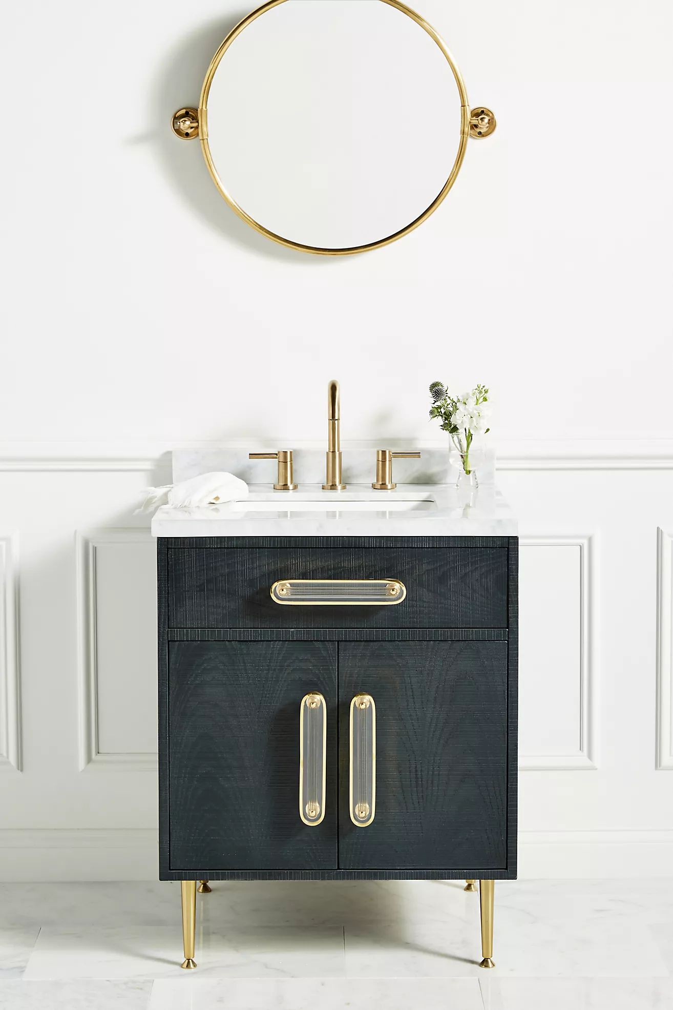 Odetta Powder Bathroom Vanity | Anthropologie (US)