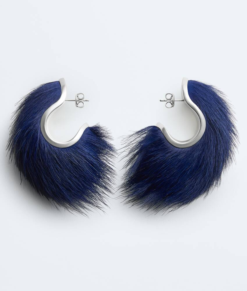 Women's Claw Earrings in Azurite | Bottega Veneta US | Bottega Veneta