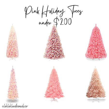 Pink Holiday trees under $200! holiday decor | Christmas tree | decorations @Amazon @walmart amazonfinds | walmarthome 

#LTKHoliday #LTKHolidaySale #LTKSeasonal