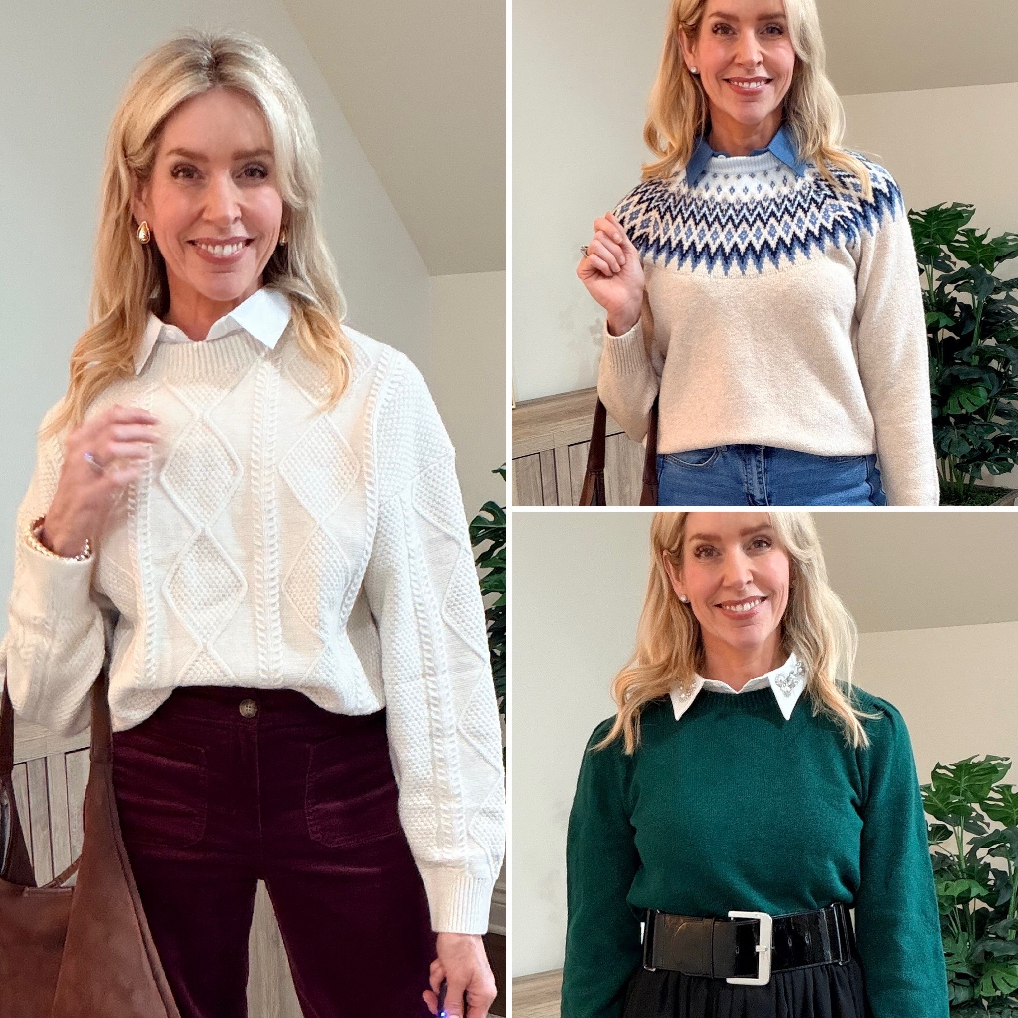 The dickie, ie: fake collar is back. And it is soooo good! I wear them all the time because I like the look of a collar but don’t want the extra bulk. 

Here are the ones I love and own!

#LTKFindsUnder50 #LTKOver40 #LTKootd