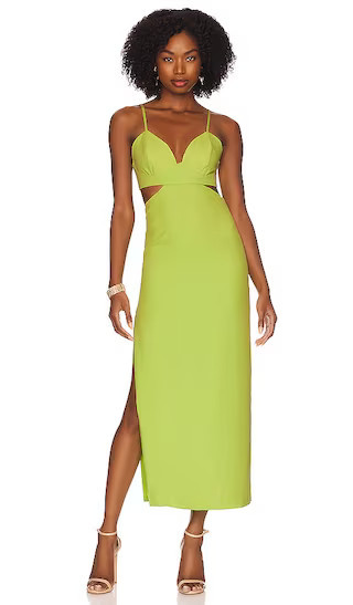 Cut Out Slit Midi Dress | summer wedding guest dress summer wedding guest dresses summer dress 2023 | Revolve Clothing (Global)