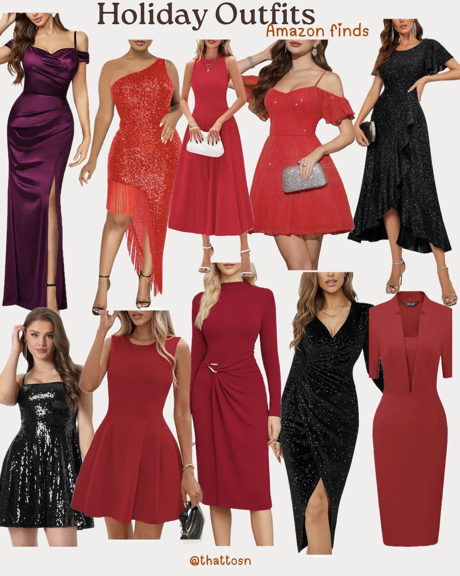 Amazon holiday outfit options

#LTKholiday #LTKpartywear #LTKdresses