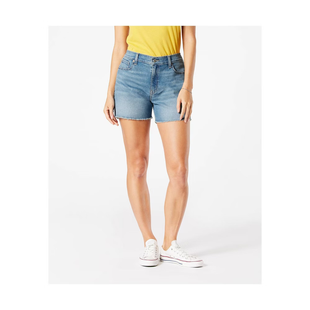 DENIZEN® from Levi's® Women's 90's Loose Jean Shorts - Tahitian Rain 6 | Target