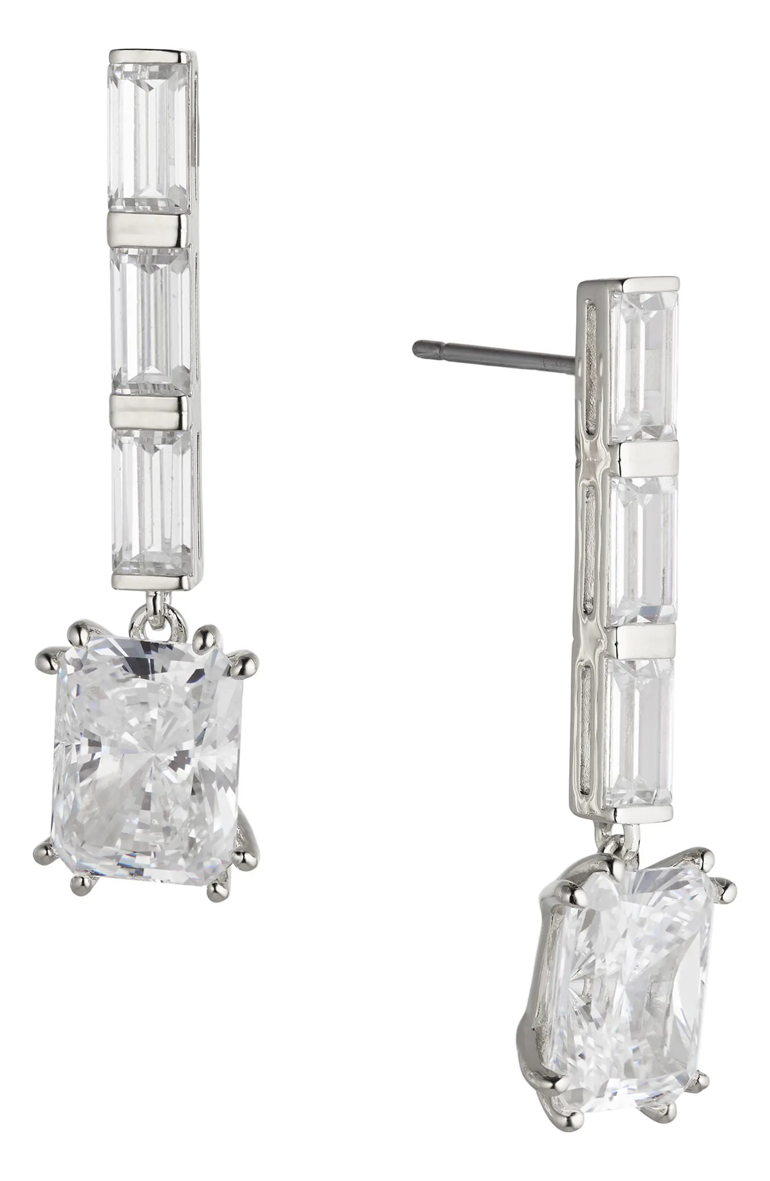 Nadri Chateau Crystal Linear Drop Earrings | Nordstromrack | Nordstrom Rack