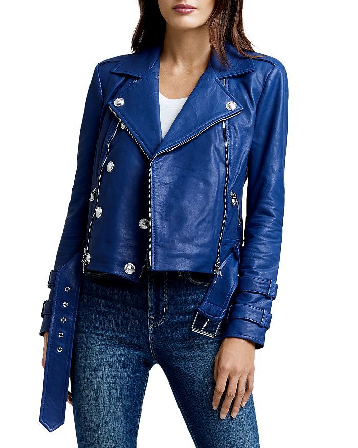 Billie Belted Leather Jacket | Bloomingdale's (US)