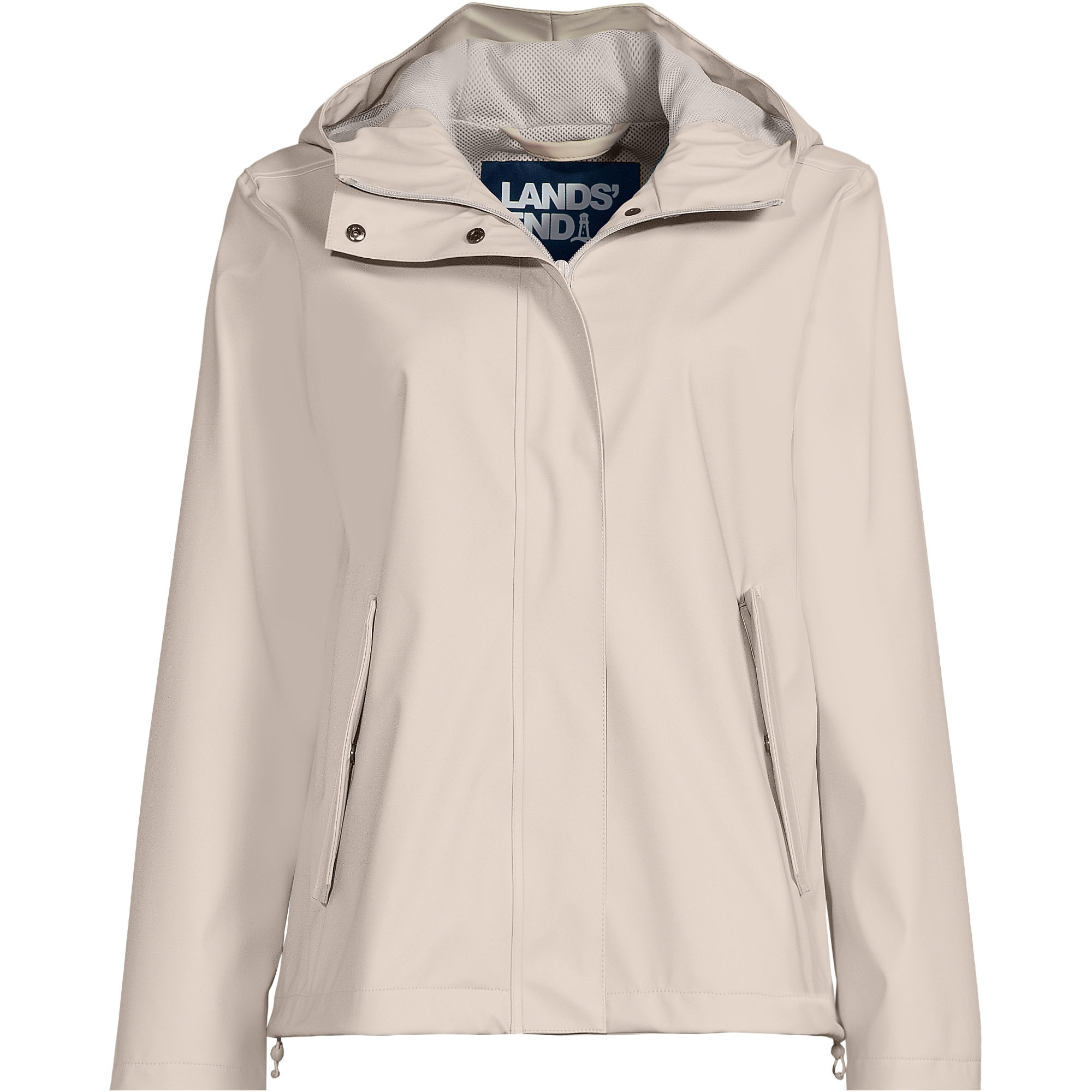 Women's Squall Waterproof Rain Slicker Jacket | Lands' End (US)