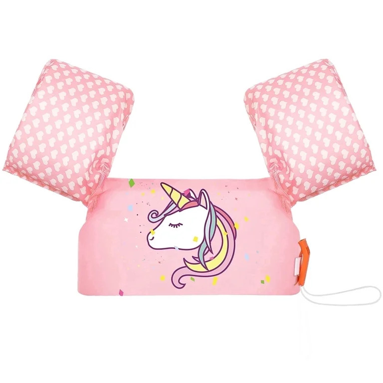 MoKo Swim Vest for Kid 20-50 lbs, Swimming Arm Floaties  Water Wings for 2-7 Years Old, Pink | Walmart (US)