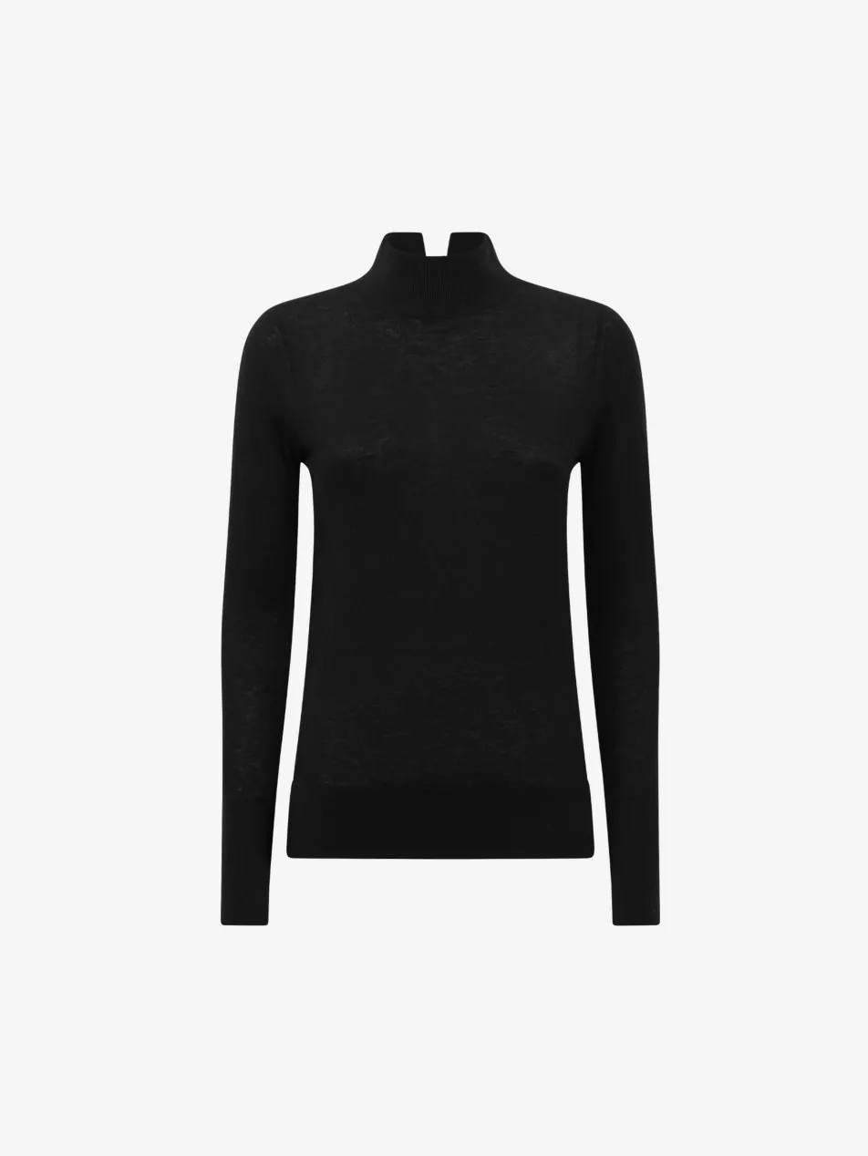 Kylie turtle-neck wool top | Selfridges