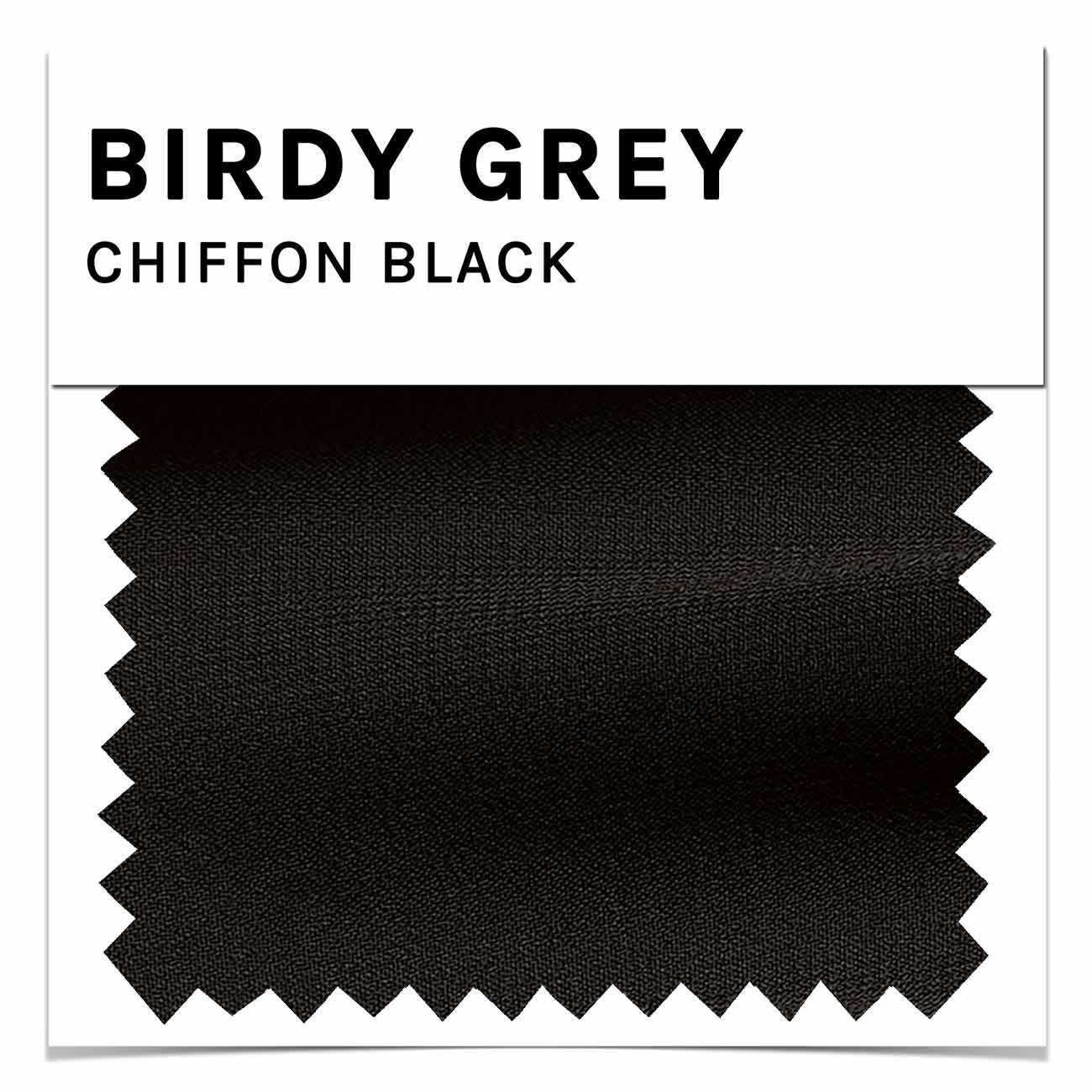 Swatch - Chiffon in Black | Birdy Grey