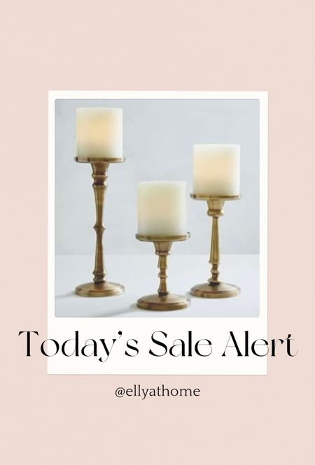 Today’s sale alert! Booker brass pillar candleholders from Pottery Barn on sale! But individual or in a set of three. Style for everyday or Christmas, holidays. Traditional, modern traditional, classic home decor accessories. 


#LTKhome #LTKsalealert #LTKunder50