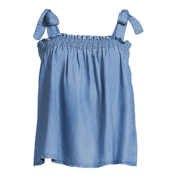 Time and Tru Women's Tie Shoulder Camisole Top, Sizes XS-XXXL (Women's and Women's Plus) | Walmart (US)