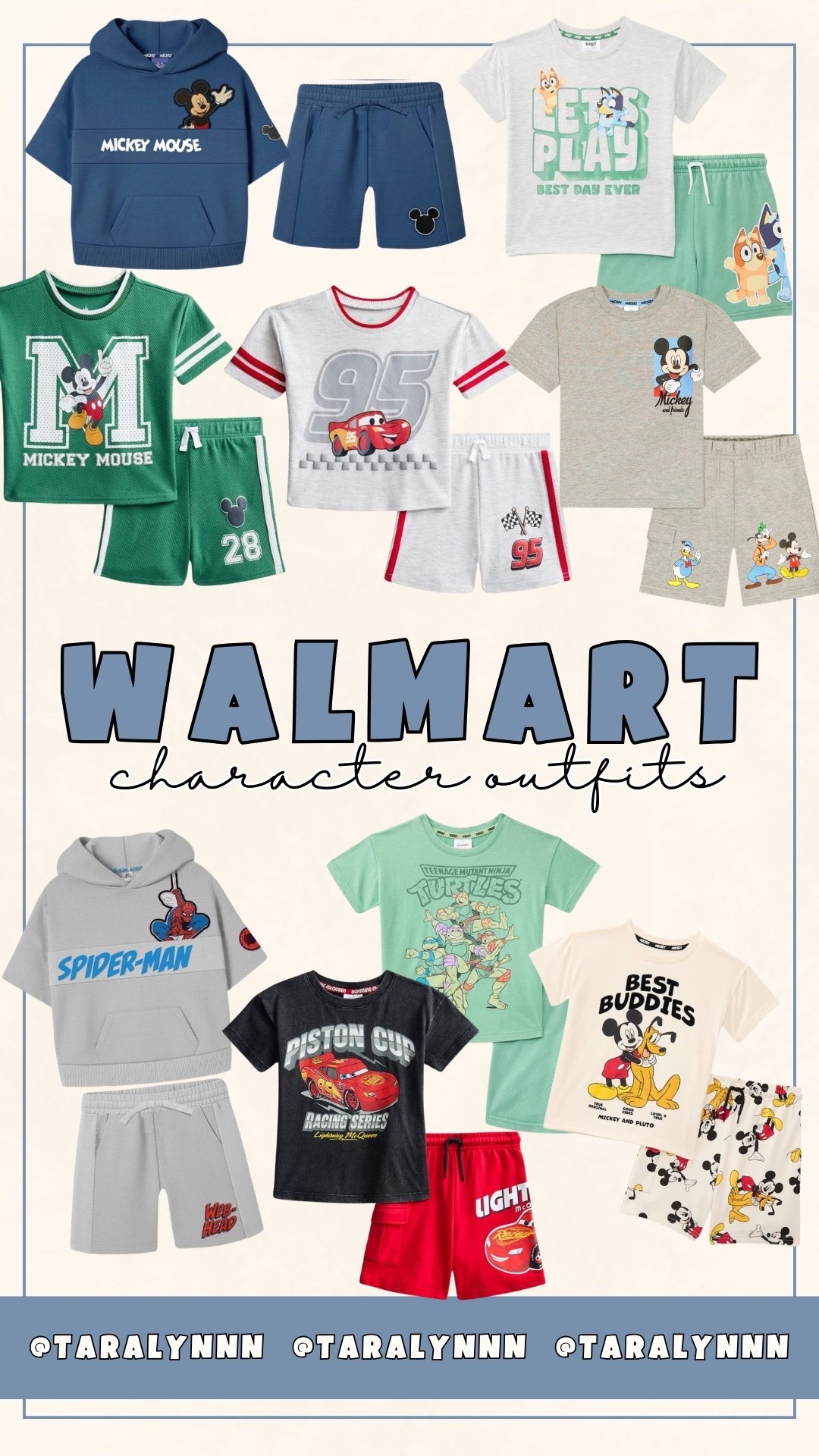 Walmart Toddler Boy New Character Sets 

#walmart #boys #toddler #set #kids #disney #disneyland #disneyworld #character #mickeymouse #cars #spiderman #spring 

#LTKTravel #LTKKids #LTKmomlife