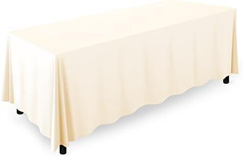 Mill & Thread - 90" x 156" Premium Tablecloth for Wedding/Banquet/Restaurant - Rectangular Polyes... | Amazon (US)