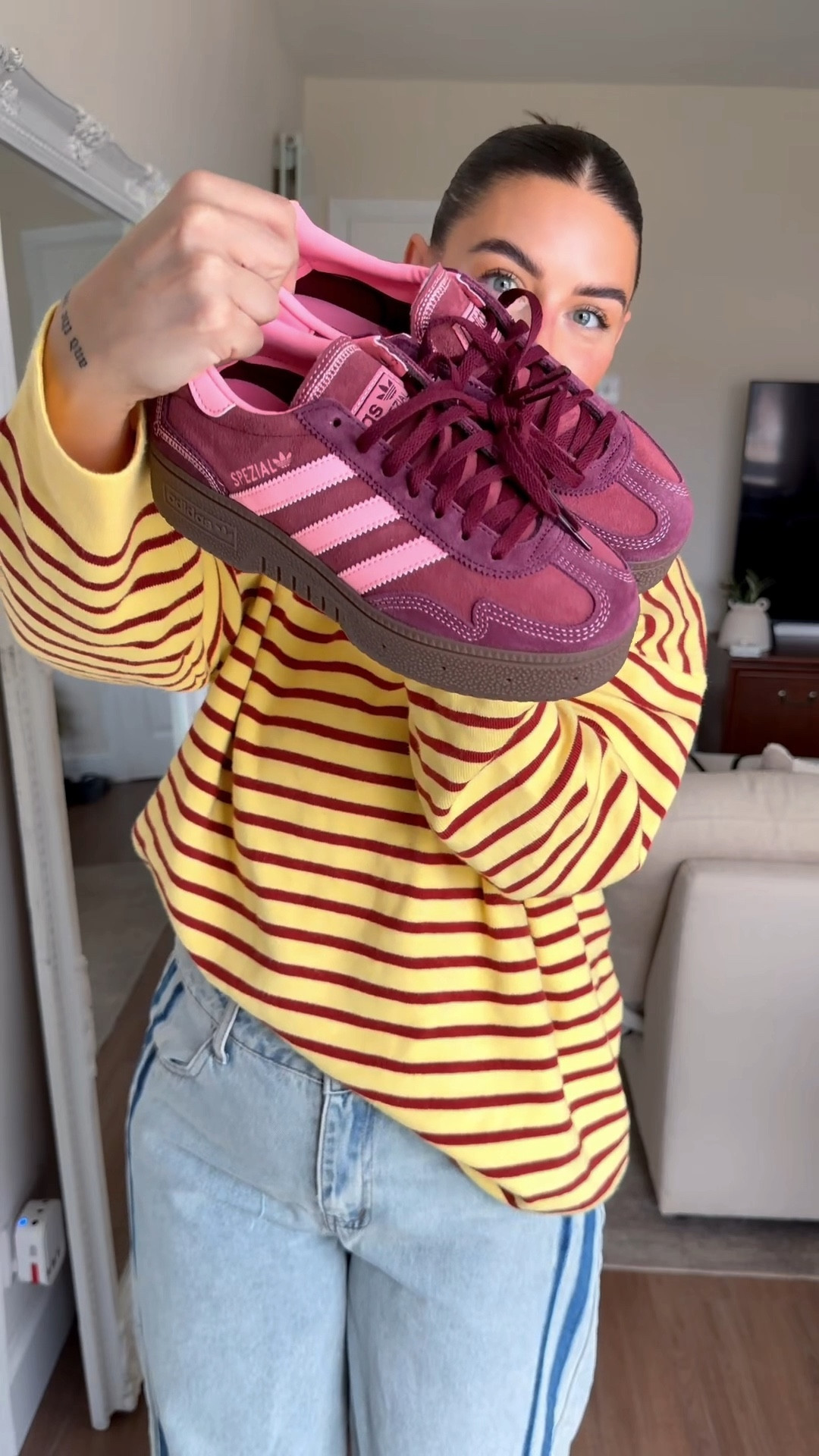 Obsessed with these retro trainers 💗🍒

The new pink Spezial Bold is giving the perfect mix of sporty + cute and they go with everything from jeans to dresses. The gum sole makes them feel really classic and they’re SO comfy for everyday wear.

If you’ve been looking for a statement trainer that still feels timeless, these are the ones 🙌

Tap the link to shop before they sell out! 👟✨
#LTKStyle #LTKFinds #adidasstyle #trainers #everydaystyle

#LTKspring #LTKshoes #LTKgiftguide