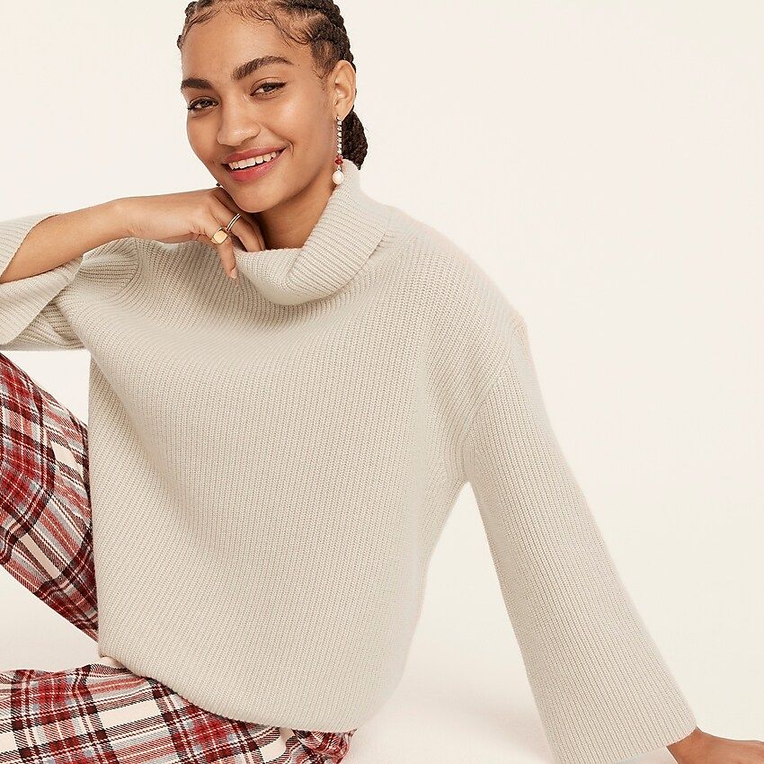 Wool and recycled cashmere relaxed turtleneckItem BD149 
 
 
 
 
 There are no reviews for this p... | J.Crew US