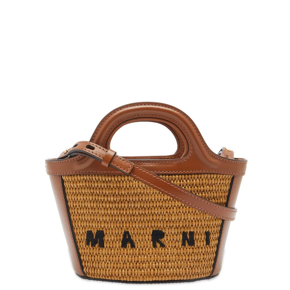 Marni Women's Tropicalia Micro Bag in Raw Sienna | END. Clothing