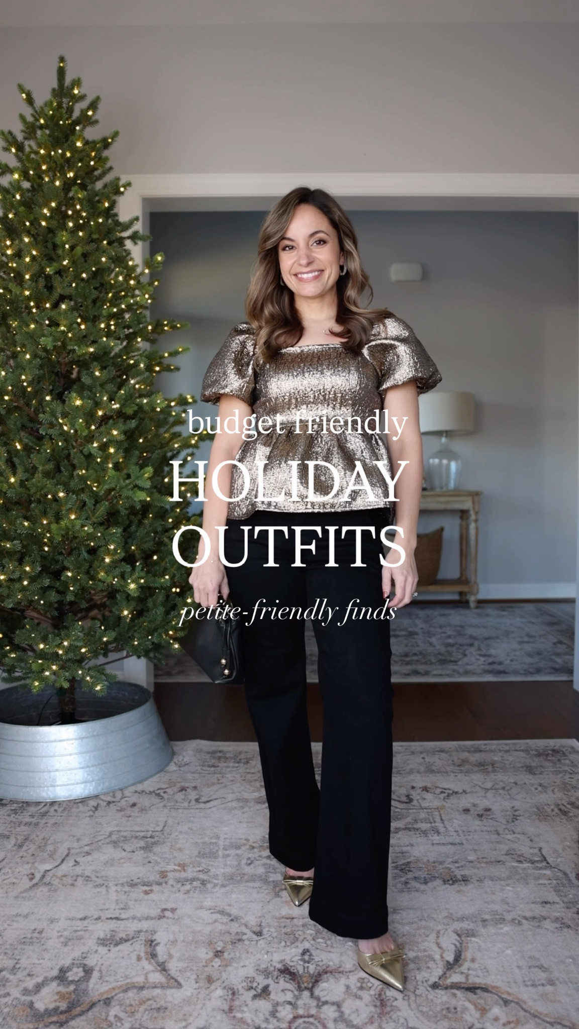 A few budget friendly holiday outfits! 

*Apologies in advance for the lack of inventory with some of these - I’m struggling with sharing outfits post cyber week. 

Top (Kohl’s): petite xs 
Jeans (J.Crew Factory): petite 24 
(Heels are from last year, sold out) 

Top (linked a similar from BR Factory) 
Skirt (Kohl’s): petite xs - petite has sold out, I’ve linked the standard sizing 

Dress (Kohl’s): petite xs 
Blazer (J.Crew Factory): petite 00 - tap “show more colors” for the green option
Heels (Sam Edelman): tts 

#LTKPetite #LTKHoliday
