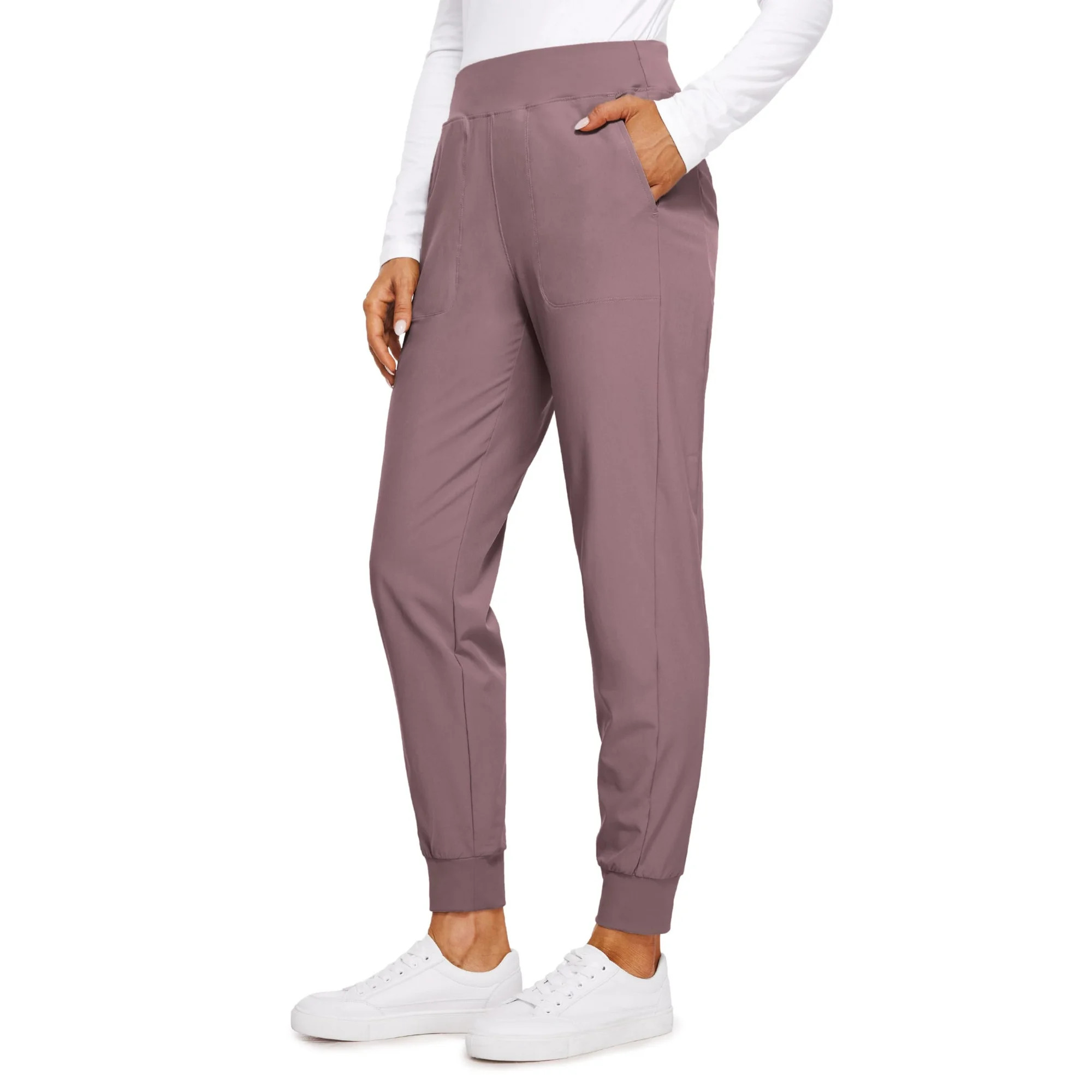 CRZ YOGA Womens Joggers Pants with Pockets Lightweight Workout Travel Casual Golf Hiking Pants fo... | Walmart (US)