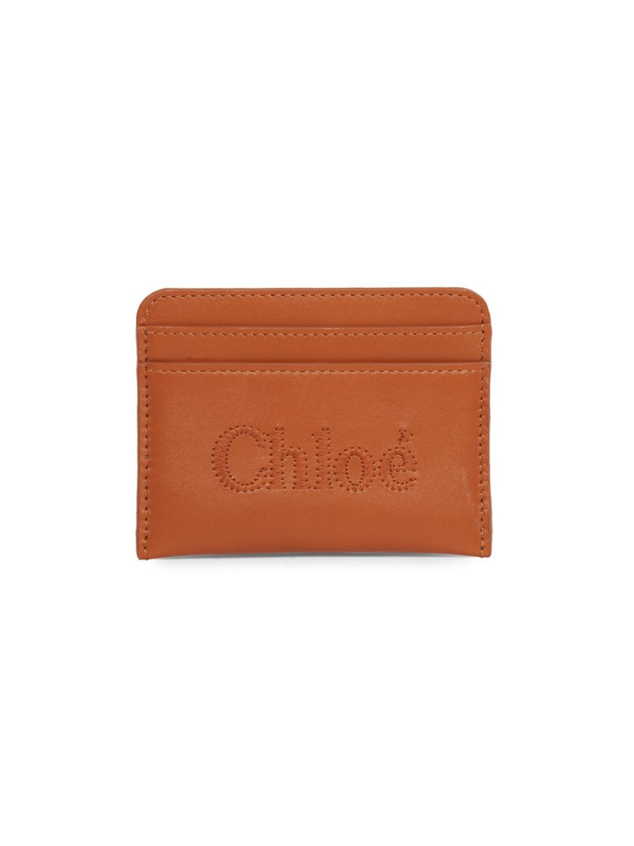 Chloé Sense Leather Card Holder | Saks Fifth Avenue