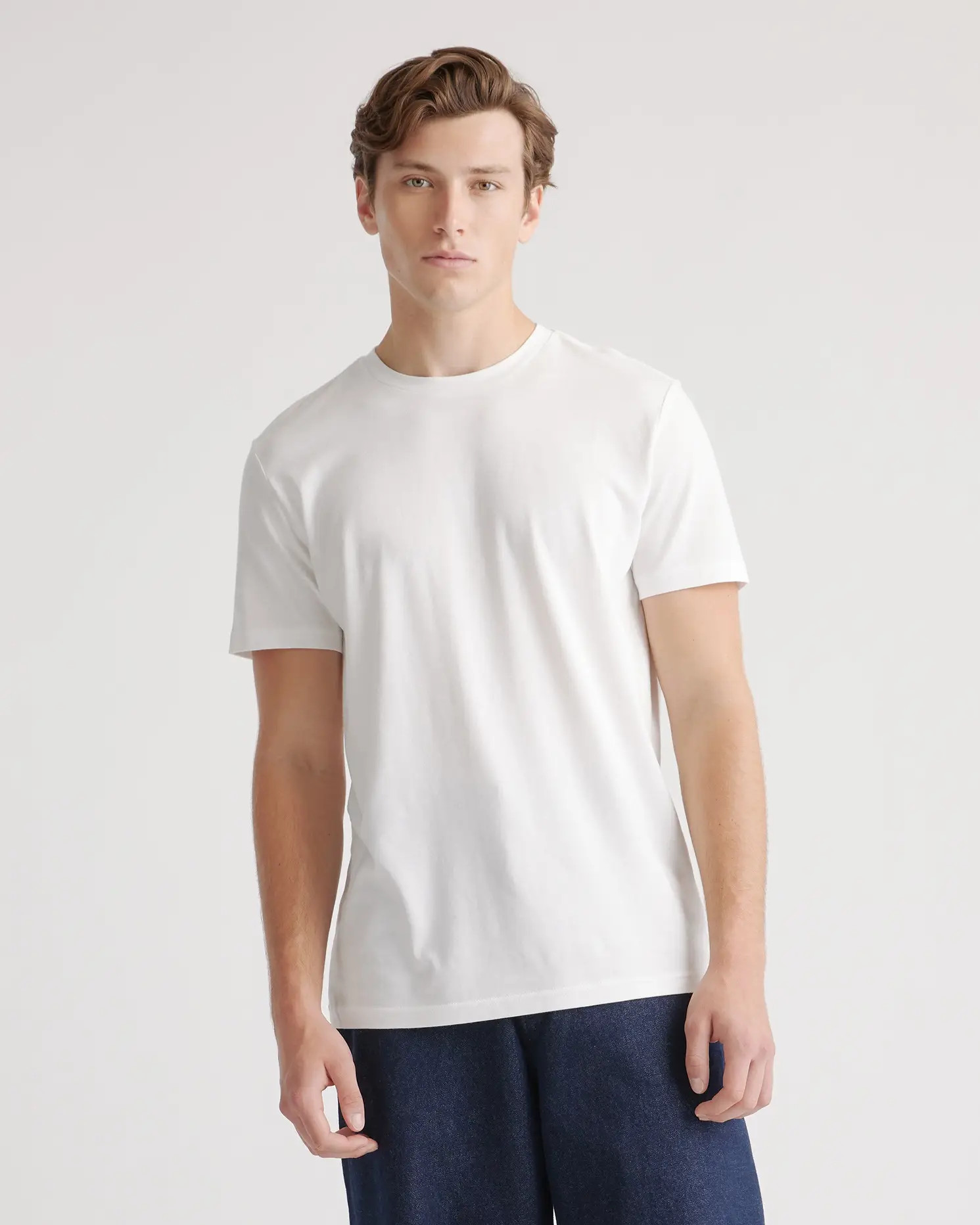 Cotton Modal Crew Neck Tee (3-Pack) | Quince