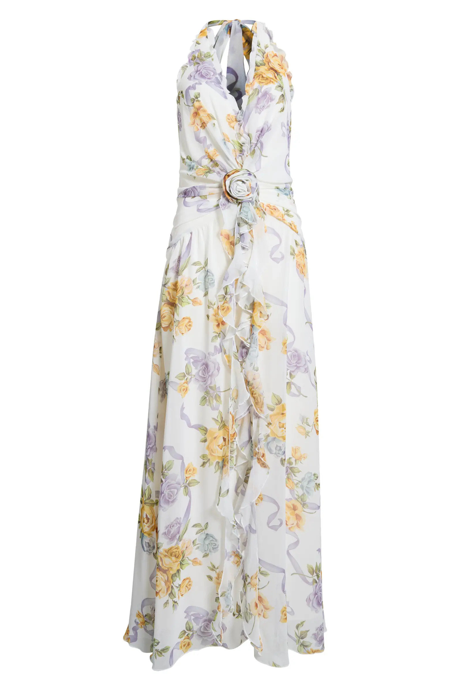 Floral Ruffle Maxi Dress | Nordstrom