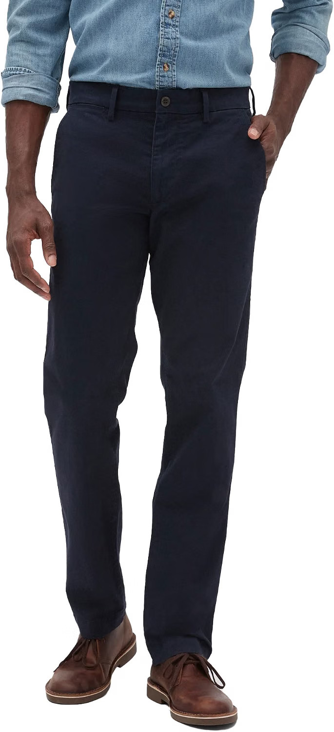 Gap Men's Essential Straight Fit Khaki Chino Pants | Amazon (US)
