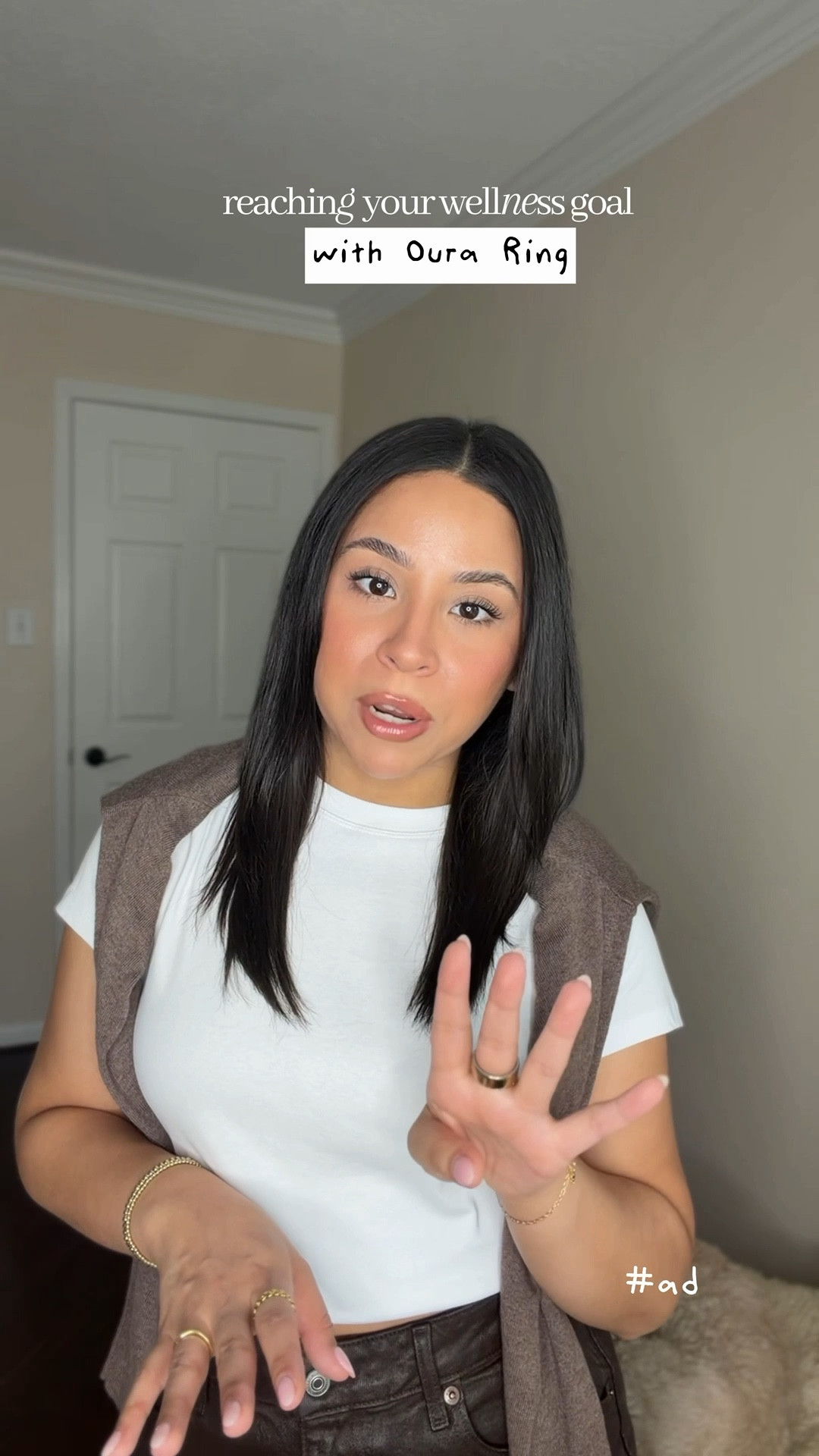 #ad the secret to hitting my wellness goals? The @ouraring! New colors available now + perf for holiday gifting for anyone on your list ✨ @target I’m wearing the color “gold” in size 7 

#WithOura #OuraPartner #OuraRing #TargetPartner #Target @shop.ltk #liketkit

#LTKfitnessgoals #LTKGiftGuide #LTKSaleAlert