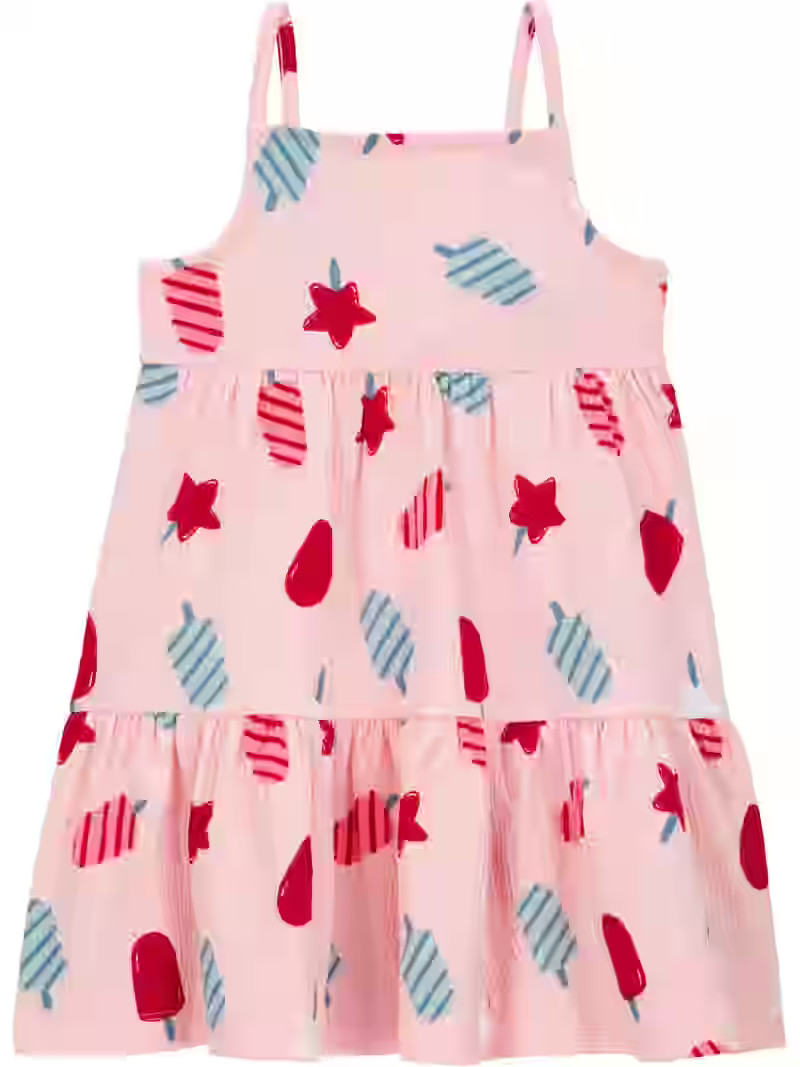 Carter's Child of Mine Baby and Toddler Girl Patriotic Dress, Sizes 12M-5T | Walmart (US)