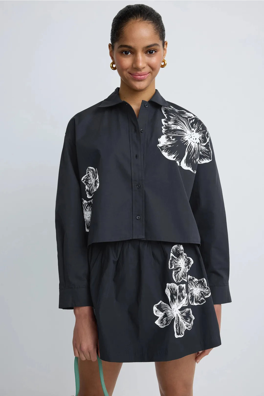 Florina Collared Button Front Top | Rent the Runway