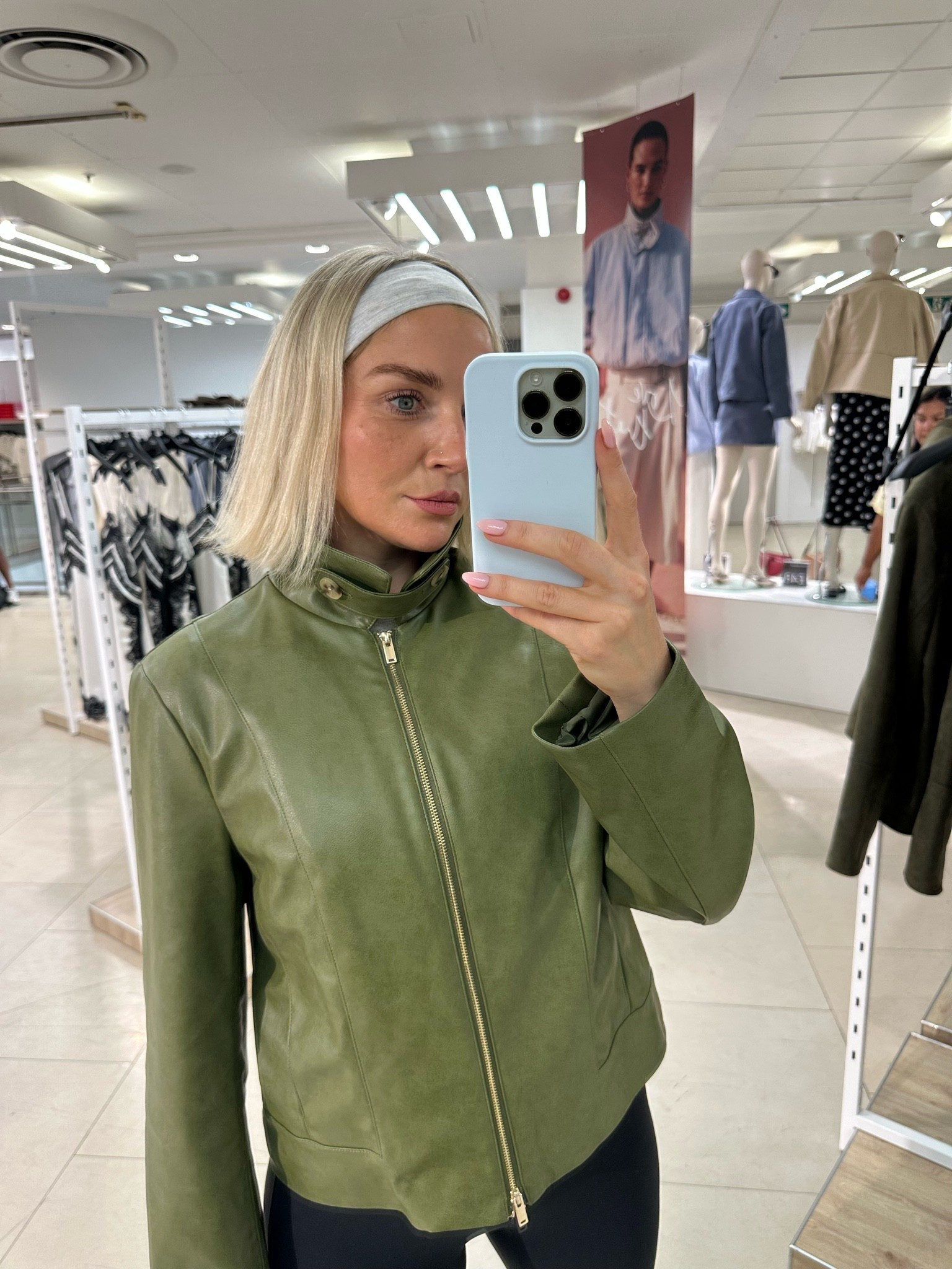 Green jacket
Green faux leather jacket
Autumn jackets

#LTKootd #LTKgrwm #LTKSeasonal