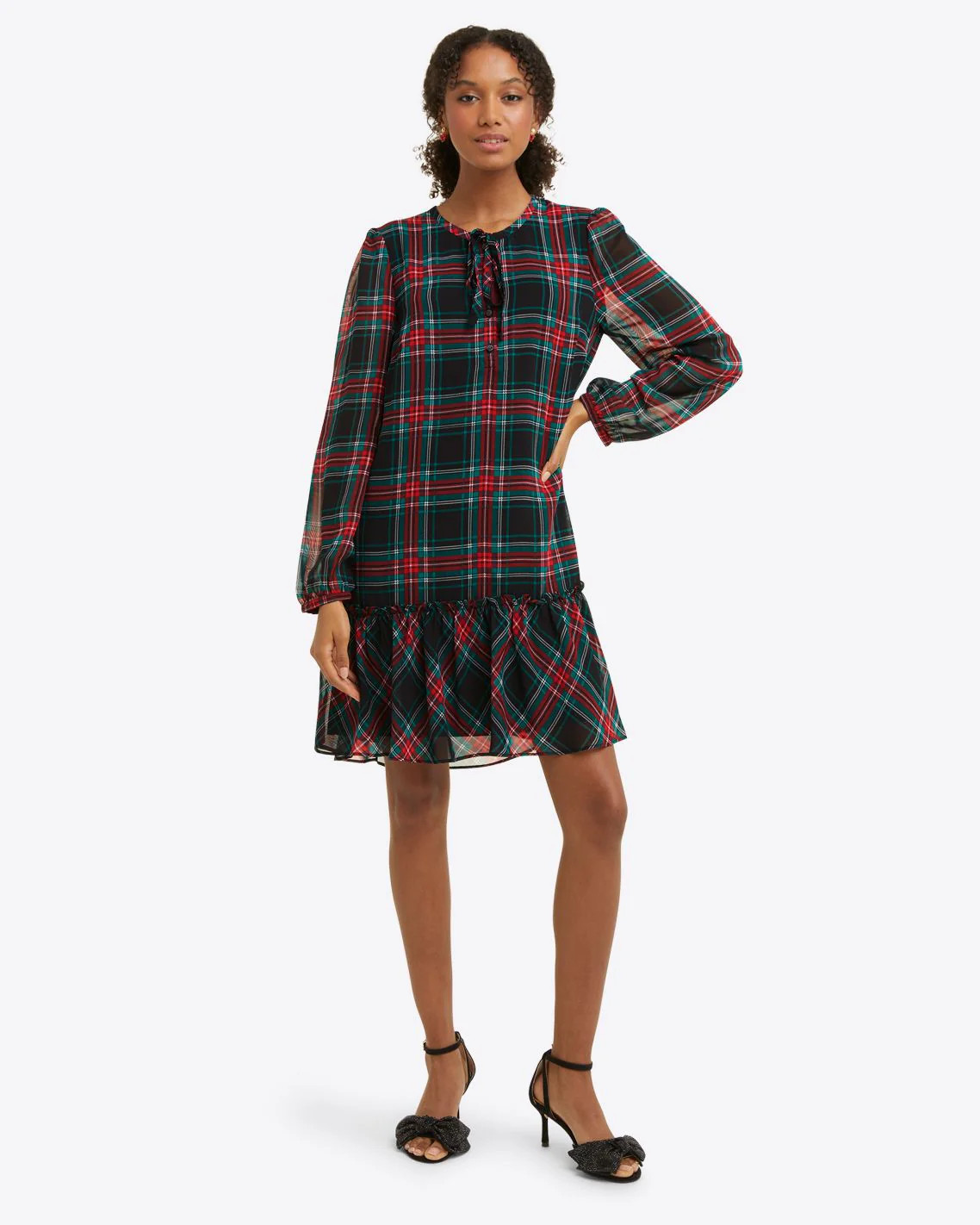 Rosanne Shift Dress in Georgia Plaid | Draper James (US)