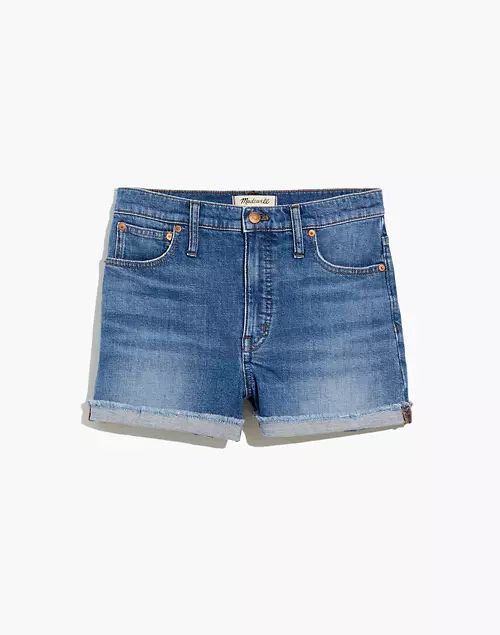 High-Rise Denim Shorts in Lavista Wash | Madewell