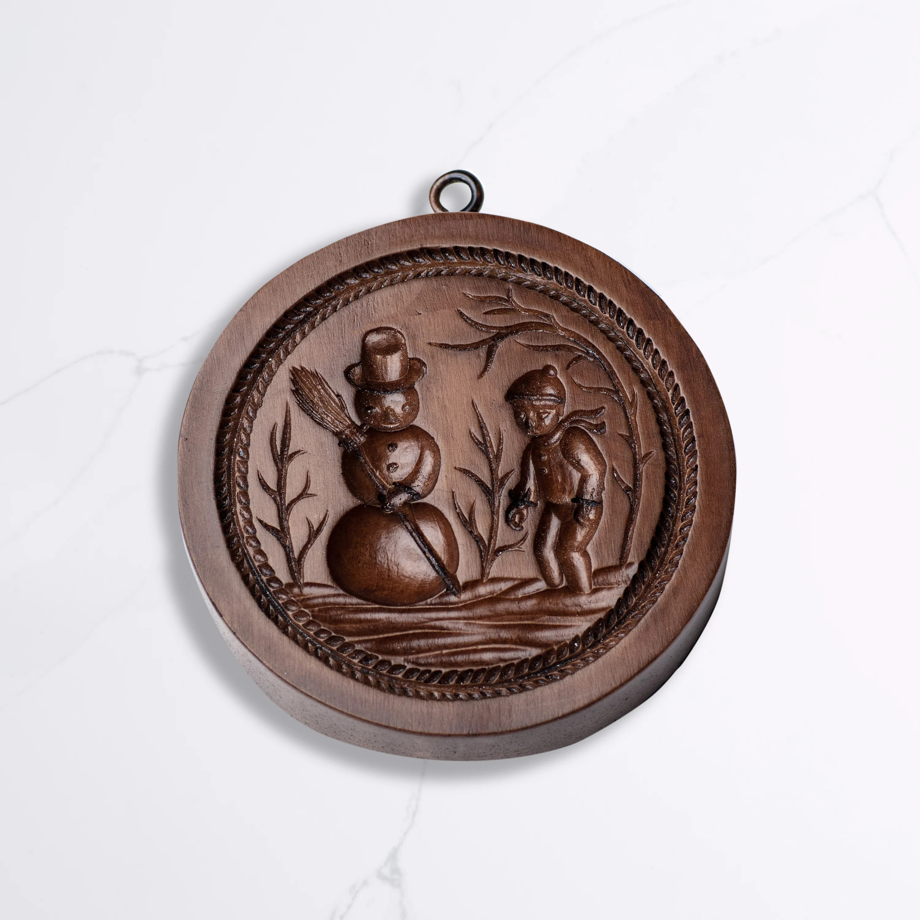 Snowman Springerle Cookie Mold | Martha