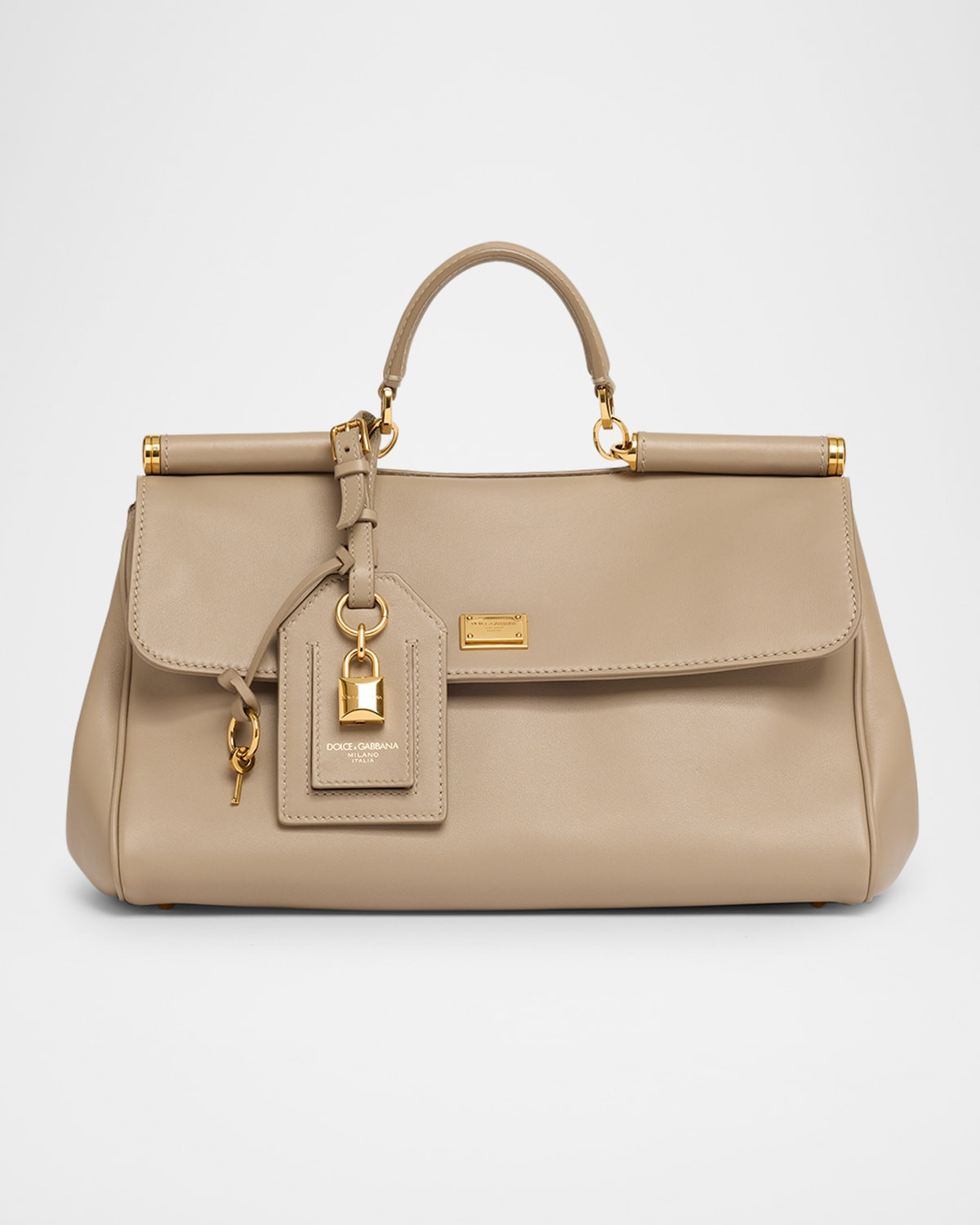 My Sicily Leather Top-Handle Bag | Neiman Marcus