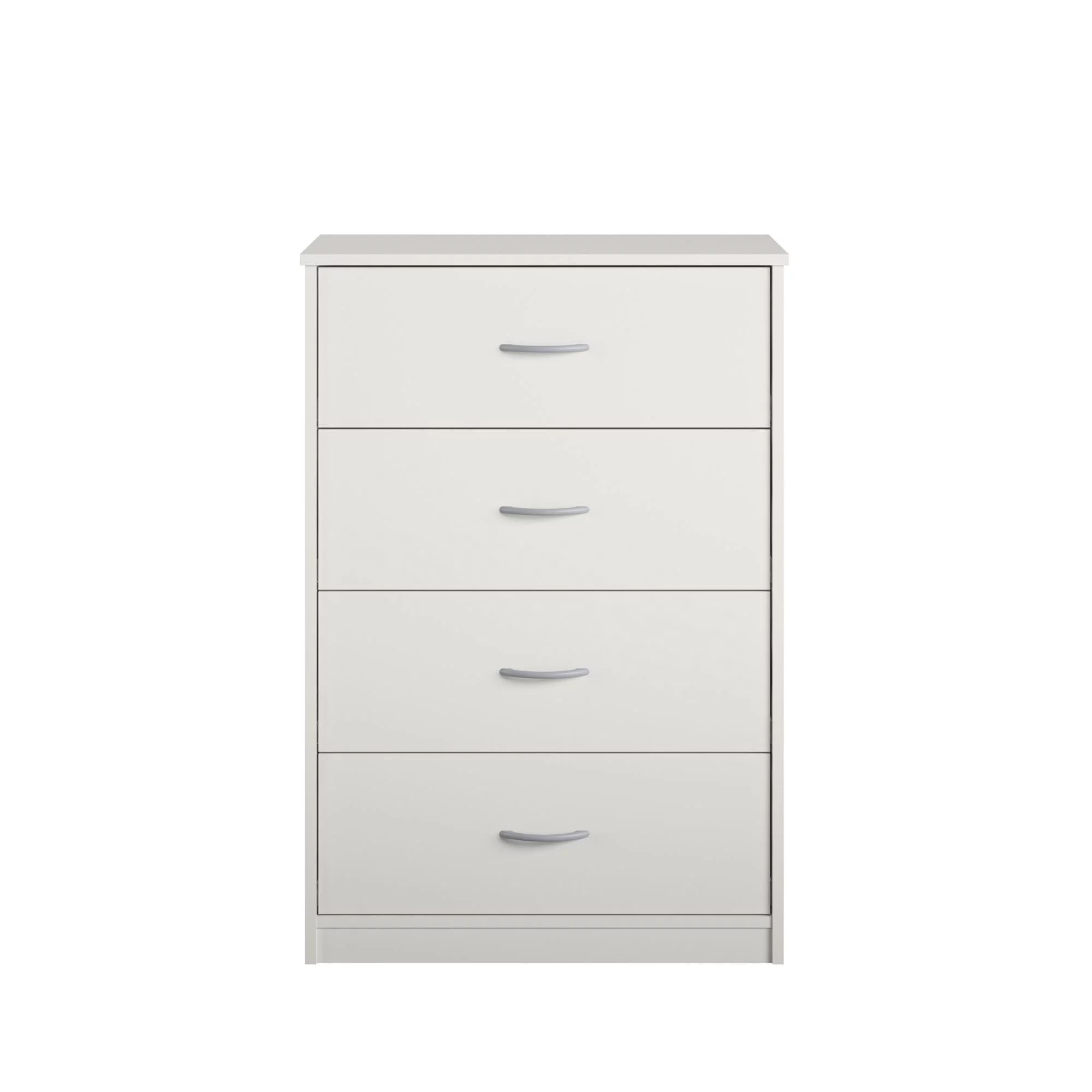 Mainstays Classic 4 Drawer Dresser, White | Walmart (US)