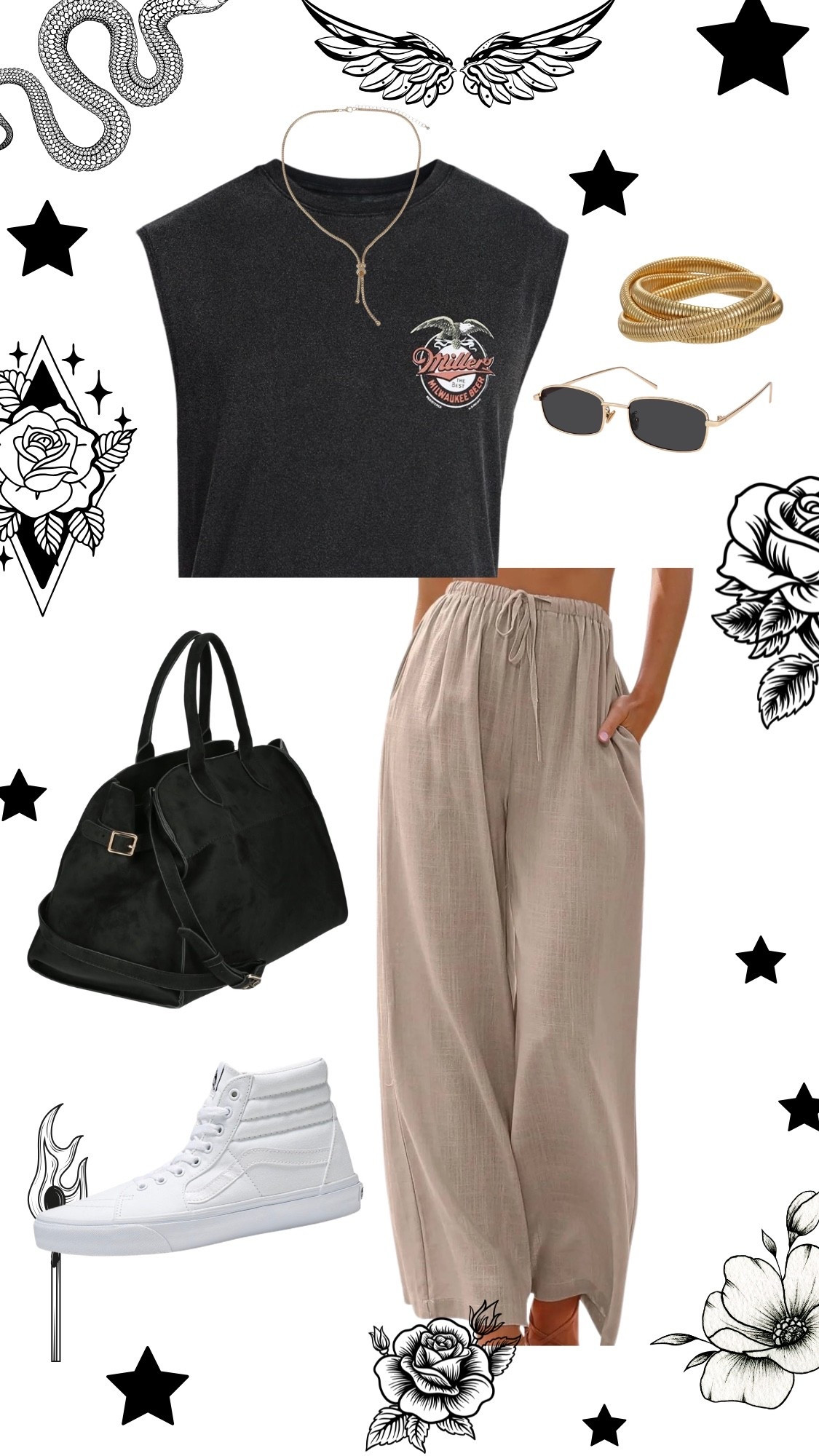 Summer Walmart outfit inspo *tank does not come cropped, you would have to cut it or tuck it* 

#LTKootd #LTKMidsize #LTKgrwm