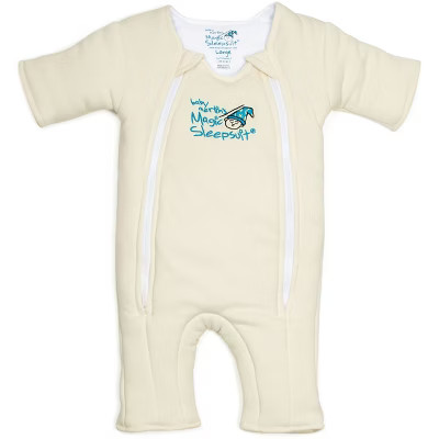 Baby Merlin's Magic Sleepsuit Large Cotton - Cream | Target