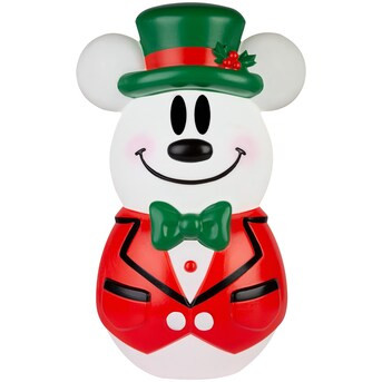Disney Mickey Mouse 23.23-in Mouse Door Decoration with White LED Lights | Lowe's