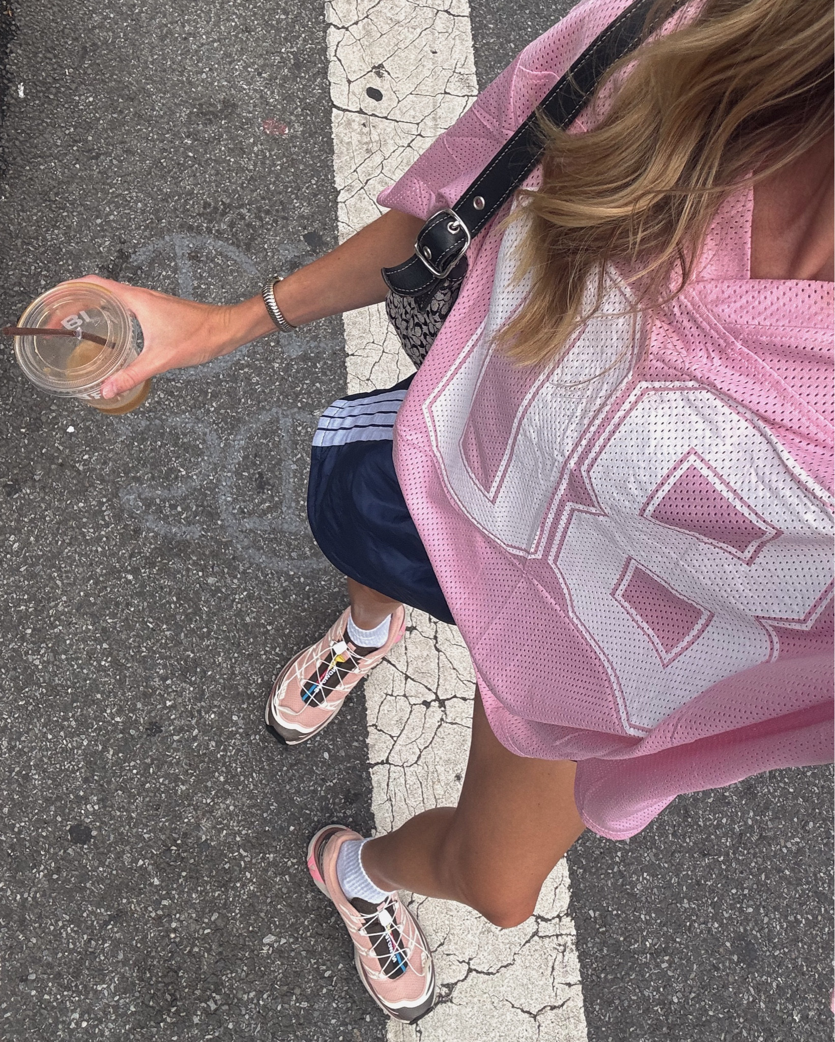 💕🦋🌸🤎🫐

Summer style , jersey , track shorts , style , outfit inspiration , casual outfits , Salomon shoes  