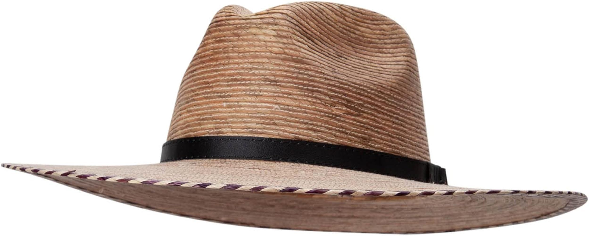 Jeanne Simmons Womens Palm Braided Fedora Hat | Amazon (US)
