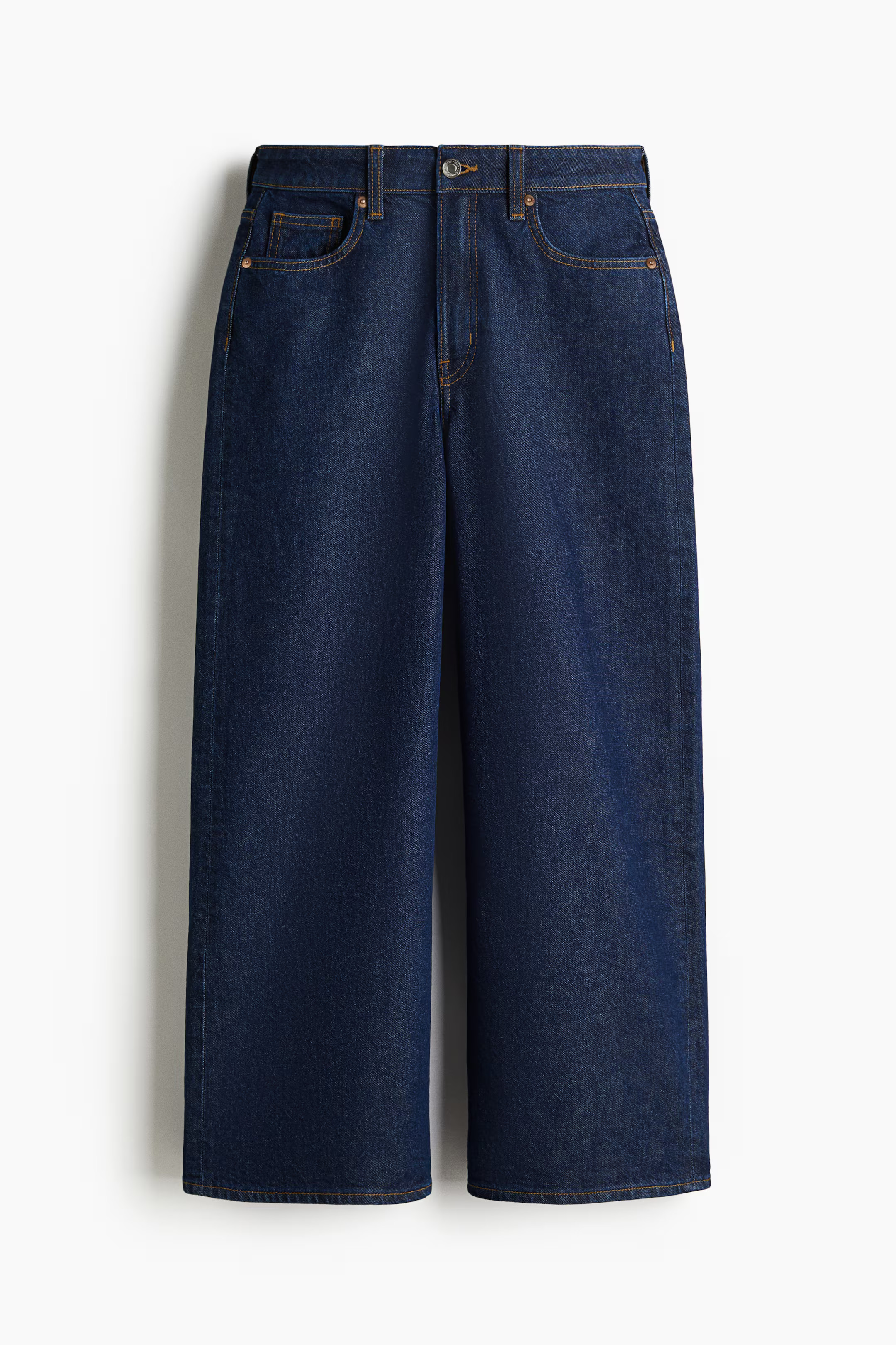 Weite Jeans - Dunkles Denimblau - Ladies | H&M DE | H&M (DE, AT, CH, NL, FI)