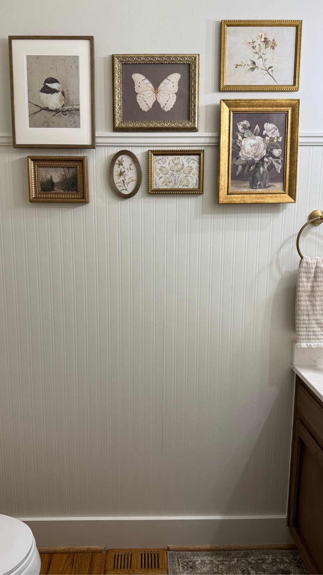 Powder room gallery wall 

#LTKFindsUnder50 #LTKHome #LTKStyleTip